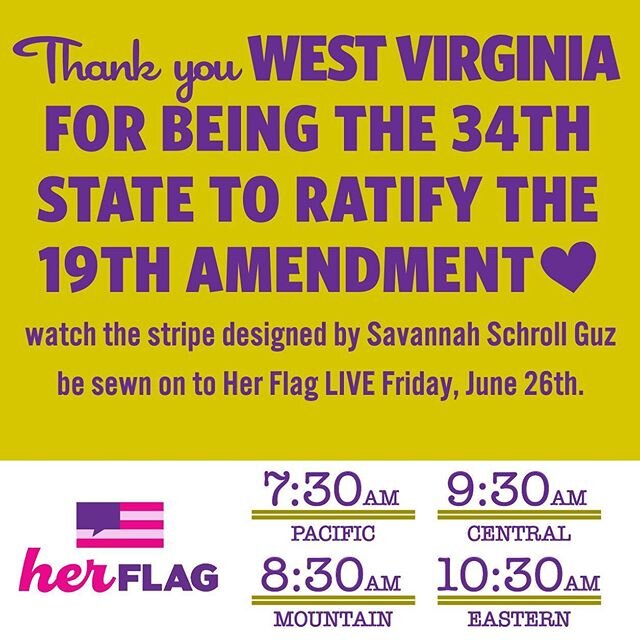 Marilyn is back on the road! 🎉Though she will be live streaming the sewing of the West Virginia stripe, she will be with @savannahschrollguz in person. See you on Friday! ❤️🇺🇸❤️