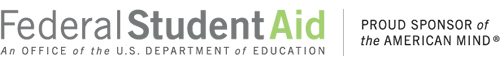 U.S. Department of Education and Federal Student Aid logo (Start Here. Go Further.)